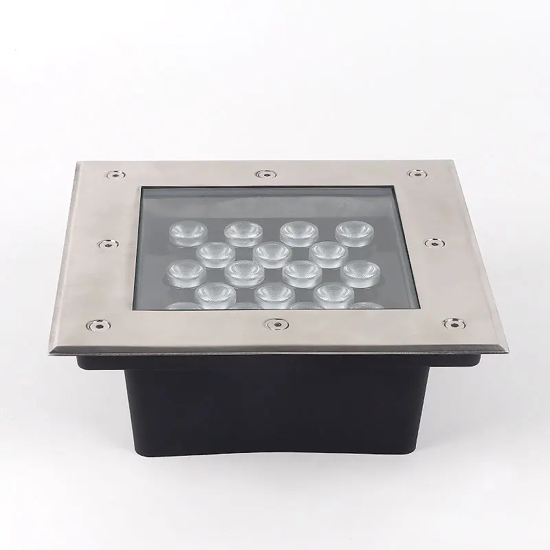 Square Outdoor Waterproof Ip66 Led Underground Lamp Garden Recessed In Ground Lighting
