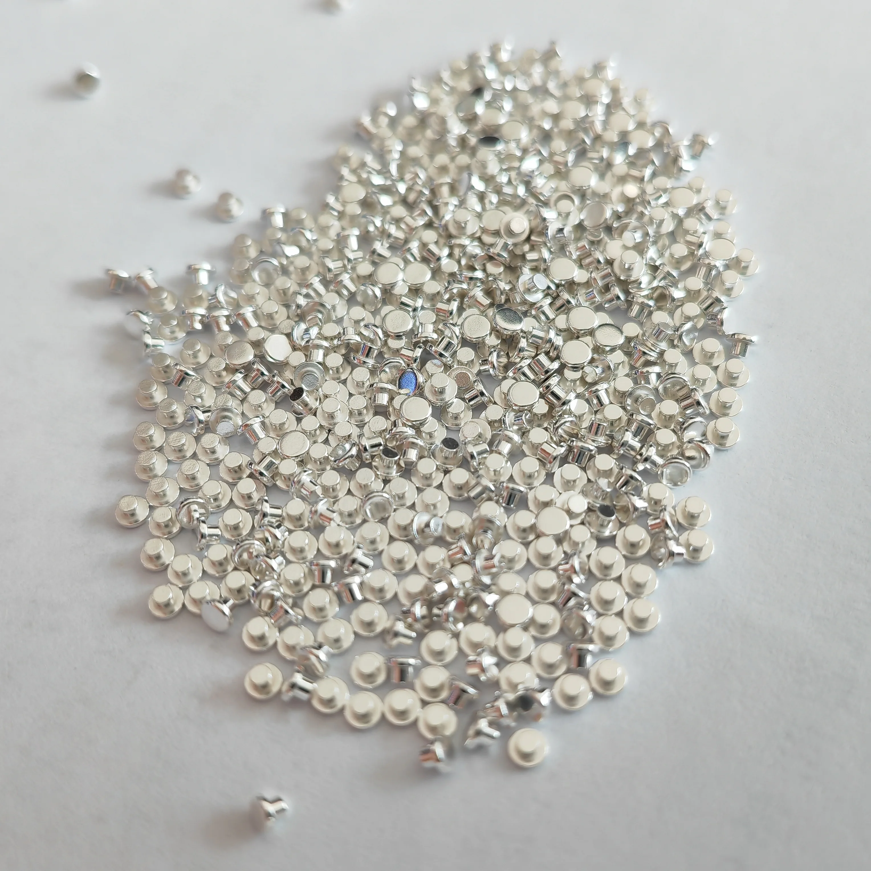 Good Quality Good Service precious metal silver contact rivets For Contactors