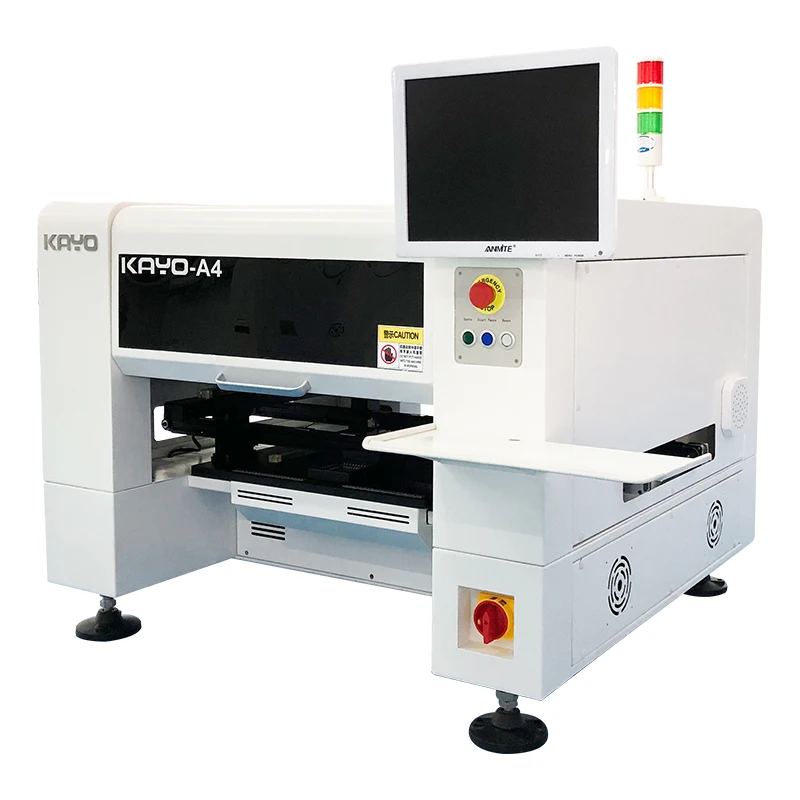 Высокое качество desktop chip mounter KAYO-A4 SMT палочки и место машина для печатной платы с 4 головок