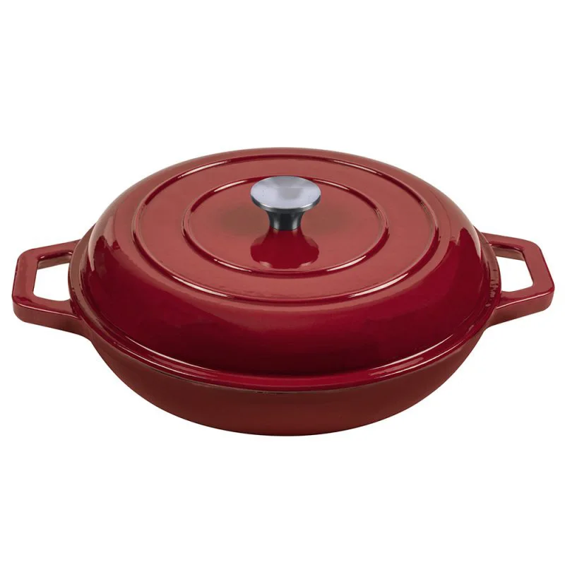 Eco-friendly Round Dutch Oven Pot Cookware Set Enamel Cocotte Casserole Enameled Cast Iron Cookware