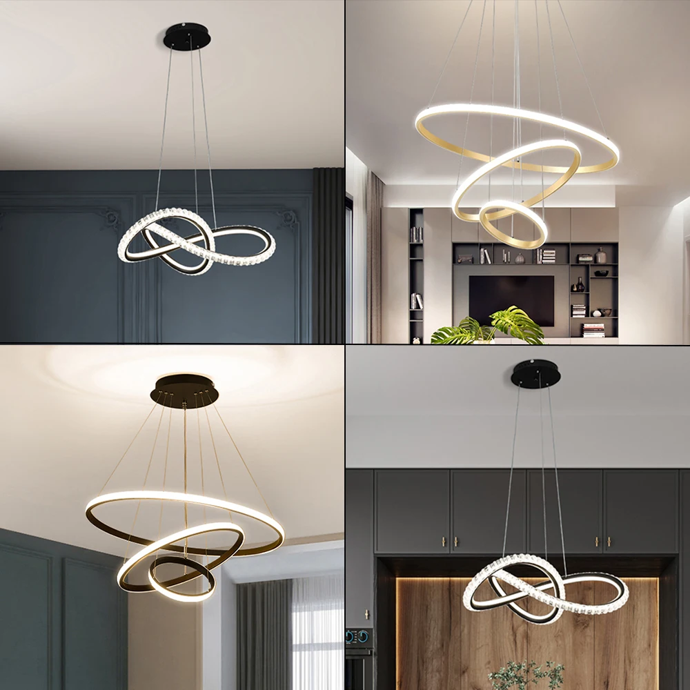 Big single nordic glass wire pendant led light for kitchen restaurant home lighting fixtures ceiling modern crystal chandeliers