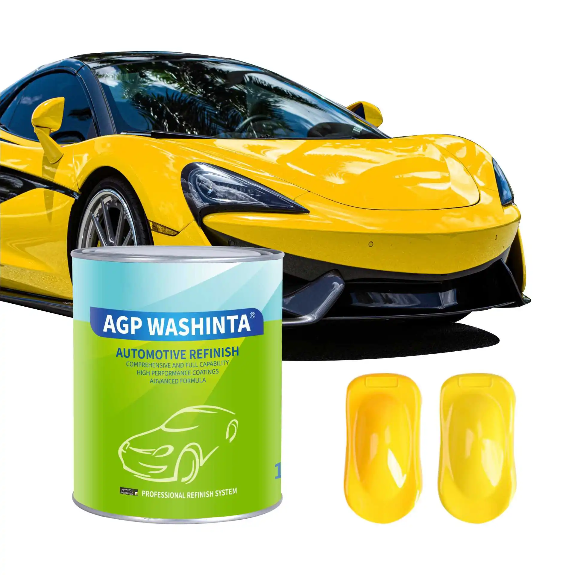 Automotive Painting 2K Auto Car Rrpair Paints Colors Clear Coat Spray Paint