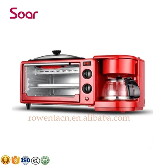 Hot Sale electric household 9L 3 in 1 breakfast set toaster coffee maker