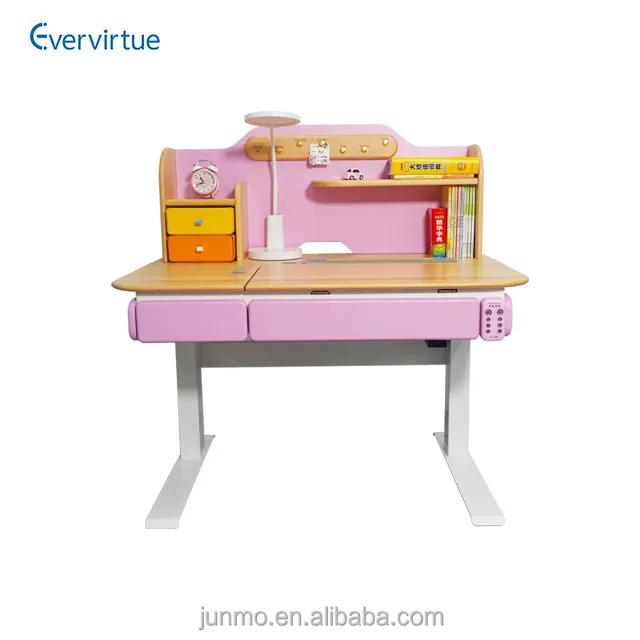 Глобальная оптовая цена прямые поставки Интеллектуальный Электрический Регулируемый Детский Рабочий стол набор