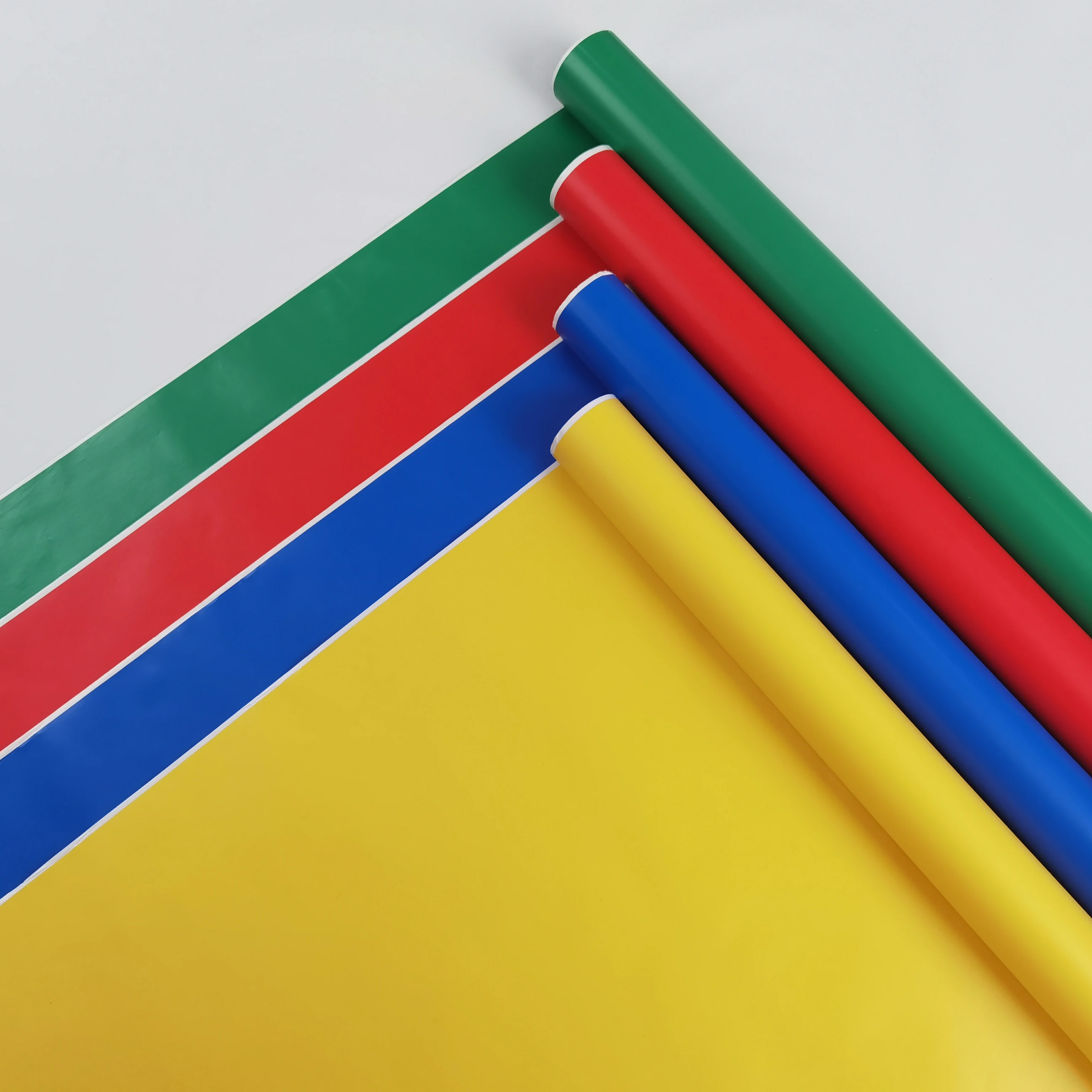 wholesale pvc waterproof solid color self-adhesive wallpaper