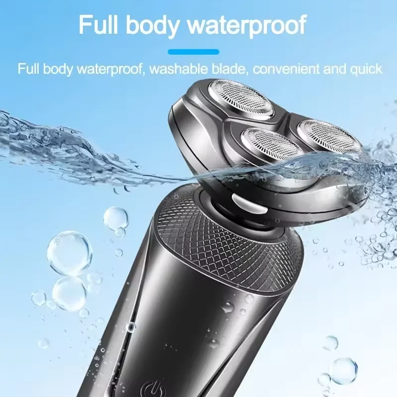 3 in 1 Electric Shaver Washable Rechargeable Electric Razor Hair Clipper Cutting Shaving Machine for Men Beard Trimmer