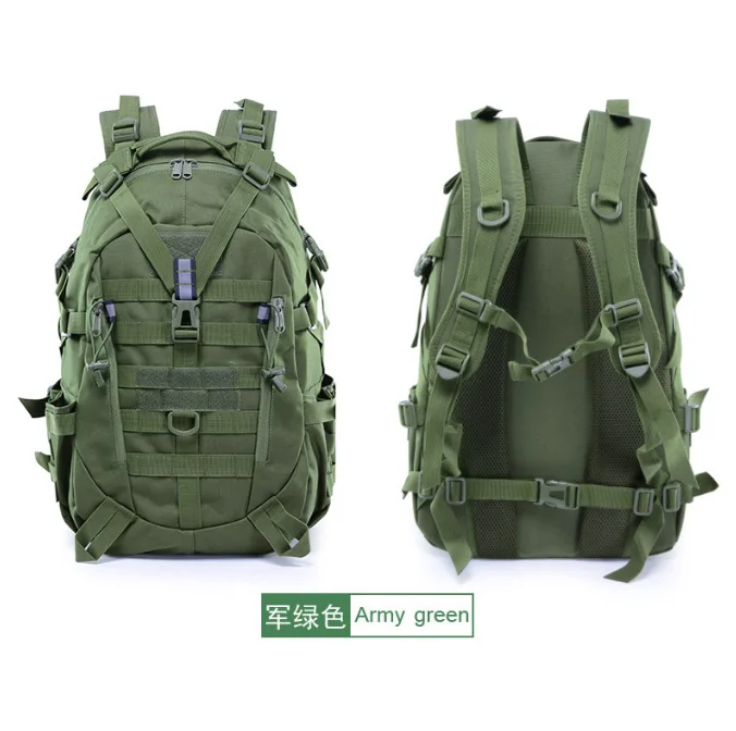 Tactical Large 3 Day Assault Pack Molle Backpacks New Designer Sports Fitness Hiking Cycling Polyester Zipper & Hasp Soft Handle