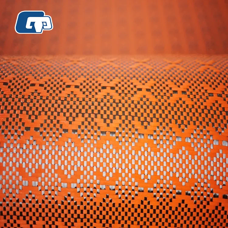 corrosion resistance Hybrid Braided twill aramid cloth product kevlars carbon fabric fiber roll