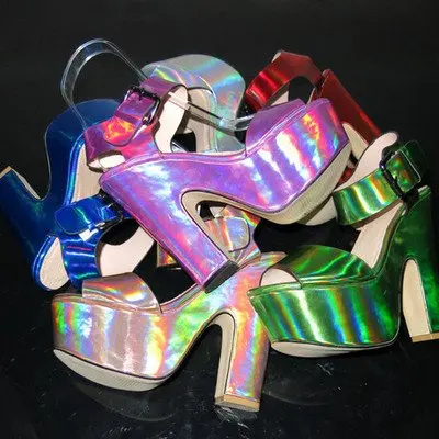 Laserable 0.6 mm Metallic Vegan Synthetic Artificial PU Leather Shoes Fabric for Shoes Bags Clothing DIY Making