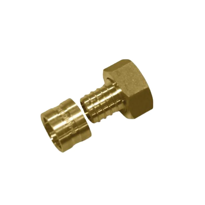 copper sleeve sliding fittings for pex pipe and multilayer pipes