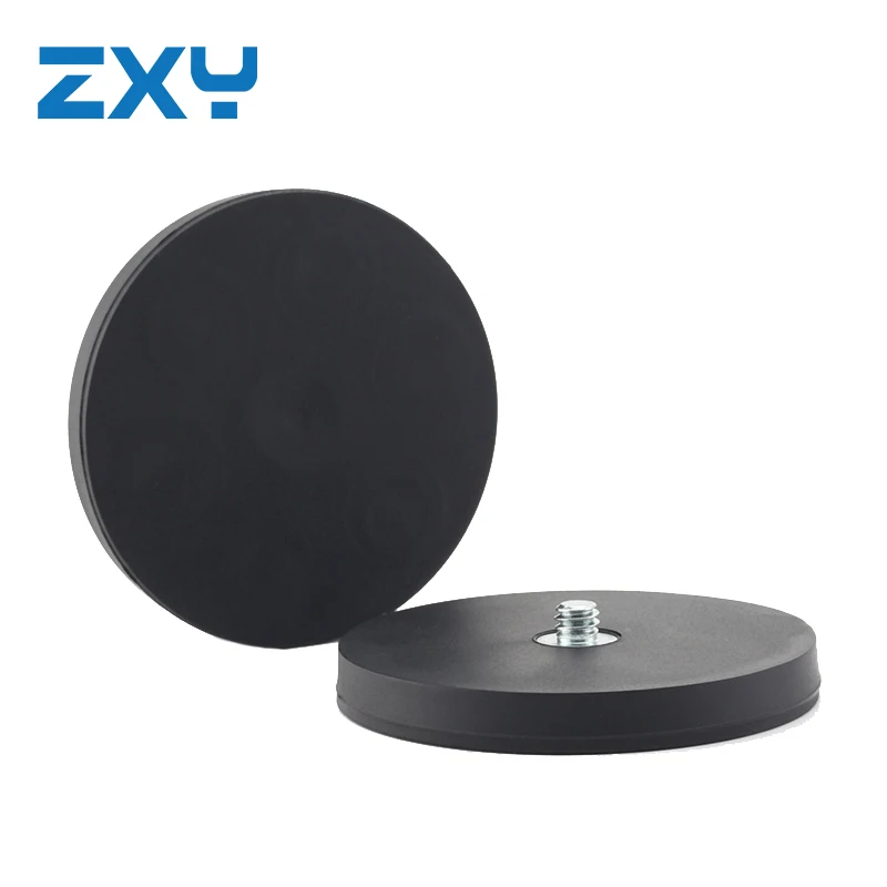 Factory price Rubber Coated Magnet strong neodymium magnet with rubberized customized Logo