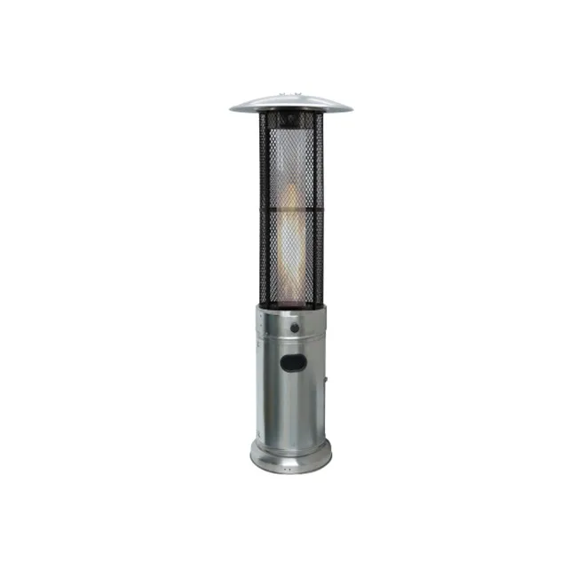 Simple lighting steel stainless Stand Circle  Flame natural gas Heater for outdoor usage