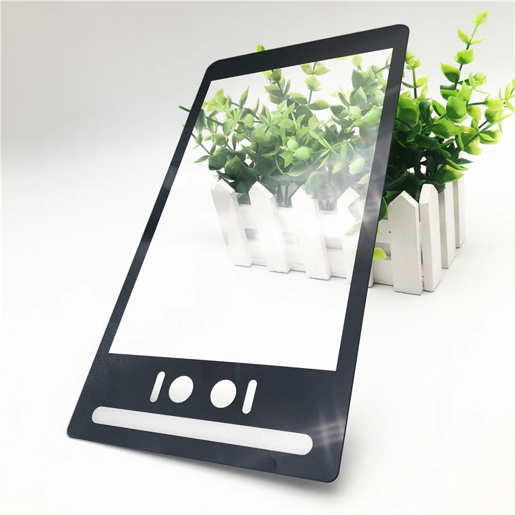 Custom-made 1mm 2mm Tempered Cover Glass for Intelligent Face Recognition System