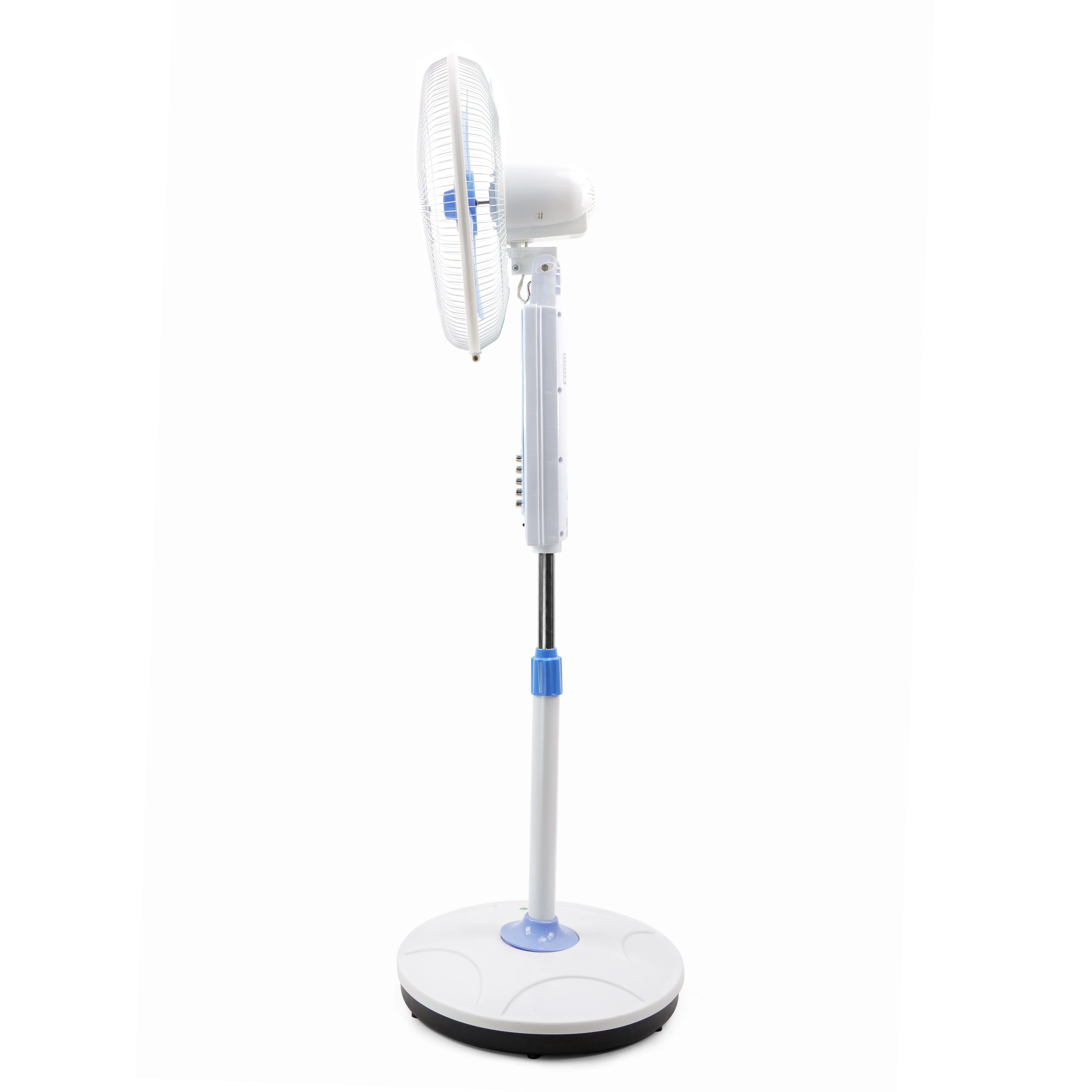16 inch 12V rechargeable fan ac emergency stand fan with battery and remote control