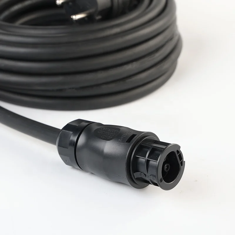 IP68 BC01 Female 3M Cable To IP44 Schuko Plug Rubber Wire 3G1.5mm2 Power Cord