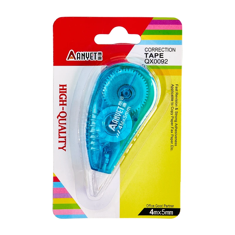 4 colors Customized Correction Tape Factory School Supplies Stationery Correction Runner Correction Roller Tape