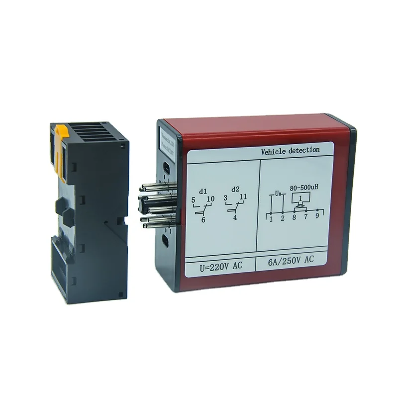 Security Vehicle Loop Detector Sensor Single Channel Vehicle Outdoor Traffic Inductive For Barrier gate