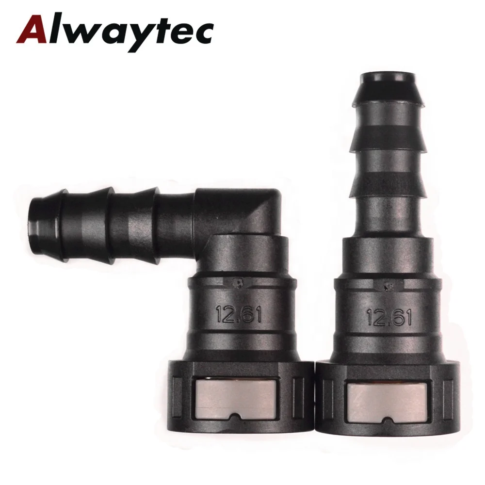 12.61MM Tube Pipe Plastic Hose Connector For Fuel Nylon Rubber Pipe Car Parts