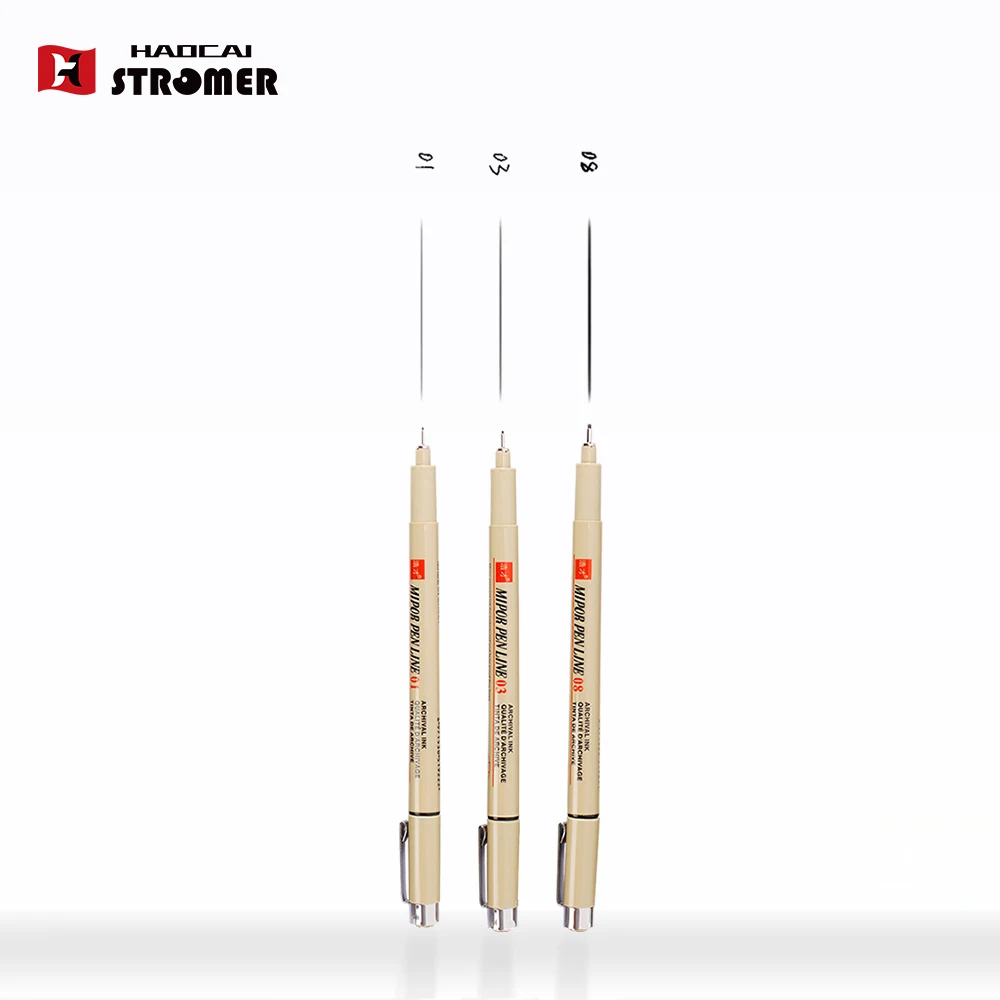 Нетоксичная ручка для набросков Stromer от производителя, с логотипом заказчика, черная ручка для набросков по конкурентоспособным ценам