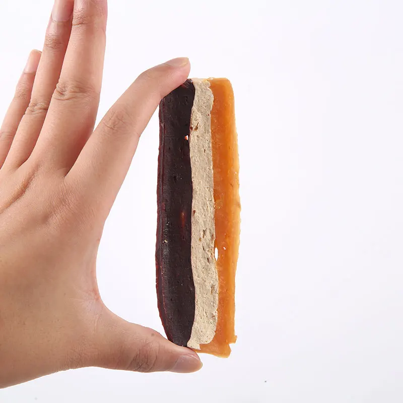 Rawhide Chicken Beef Fillet Natural Dry Animal Pet Dog Food Snack Chews Treats Training With Safe Quality And Price