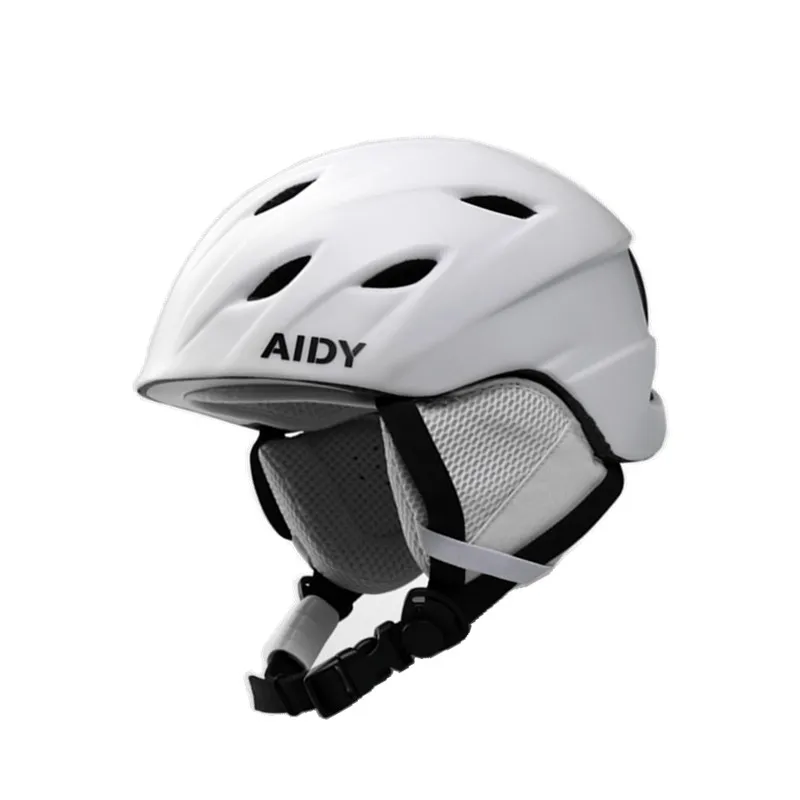 EN1077 OEM In-mould Athletic Minor Teen Snow Ski Helmet for Youngster Snowing Skiing Snowboard Gear Helm w/ Detachable Ear Pad