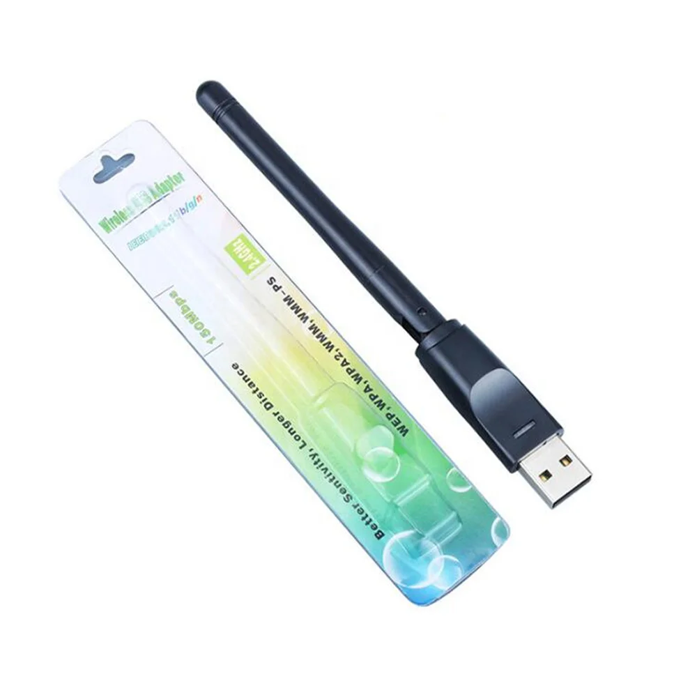 original manufactory MT7601 usb wifi adapter with 2dBi antenna 150Mbps high gain wifi dongle