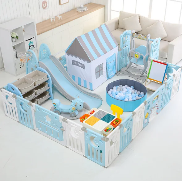 Детский домашний манеж, забор для малышей, Детский защитный забор, детский коврик для ползания, игрушки, пластиковая детская игра, детский домашний Манеж