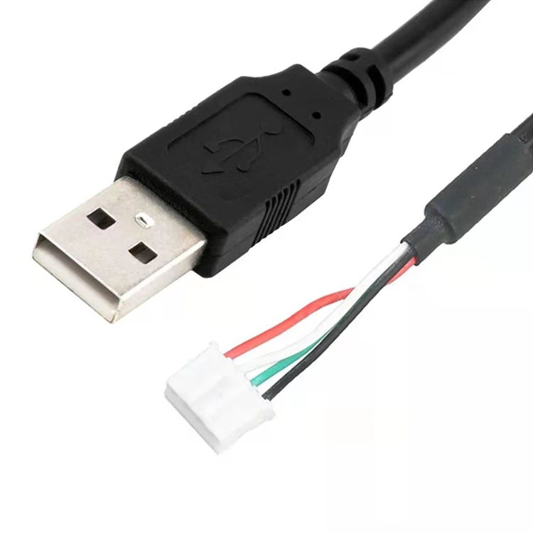 Usb type A male female to 4pin 5pin  0.8mm 2.54mm pitch jst sur 4 crimp connector usb connector male cable