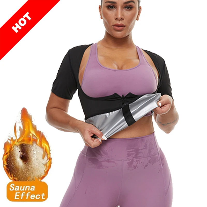 Women Waist Trainer Vest Slimming Neoprene Sauna Tank Top Zipper Weight Loss Body Shaper Vest