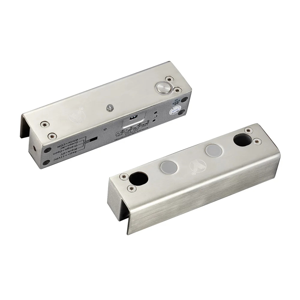 Electric Bolt Lock For Fully Frameless Glass Door YB-500U(LED)