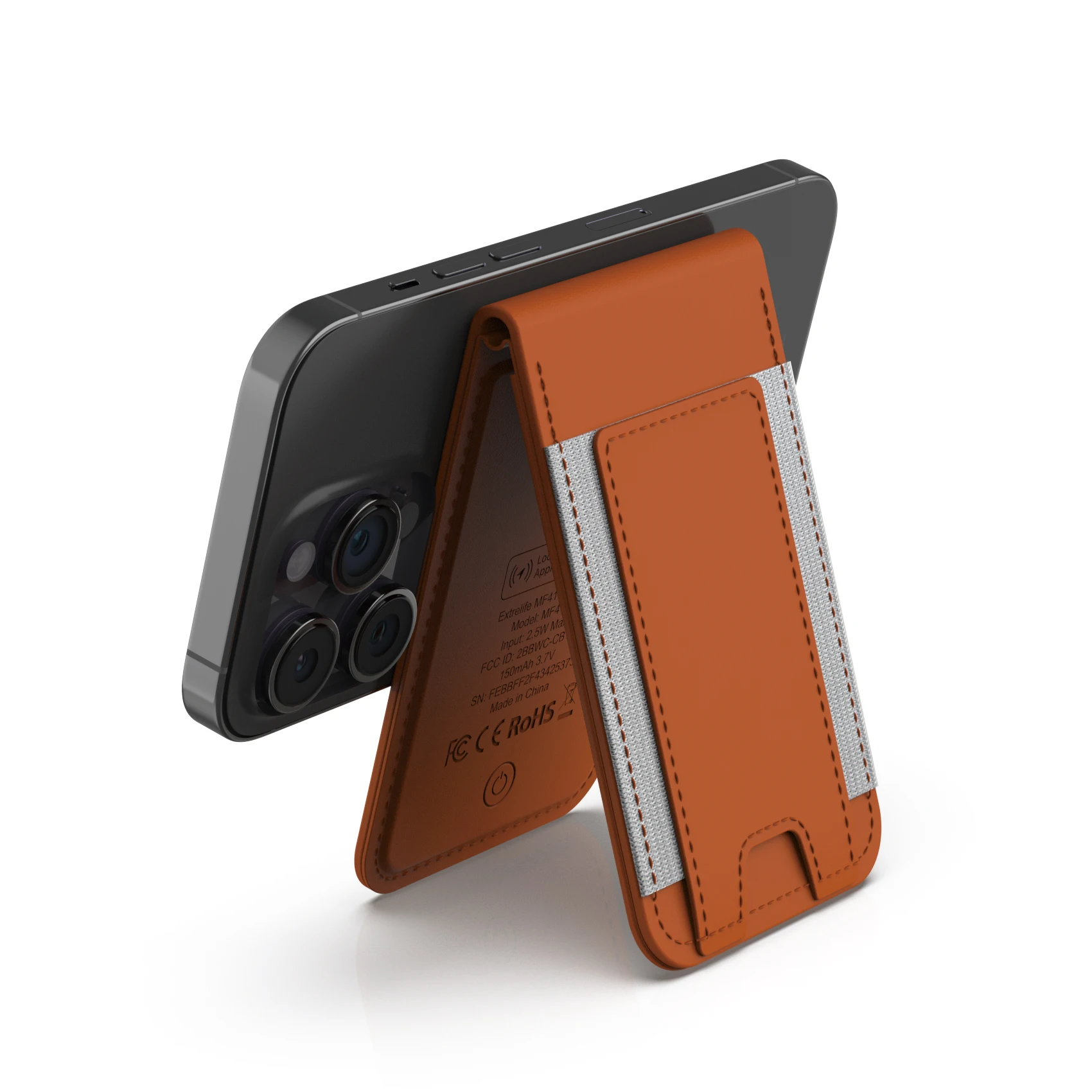 Magnetic Smart Key Wallet Card Holder Finder Bluetooth Tracker Find My Tag Work With Apple Find My Wallet