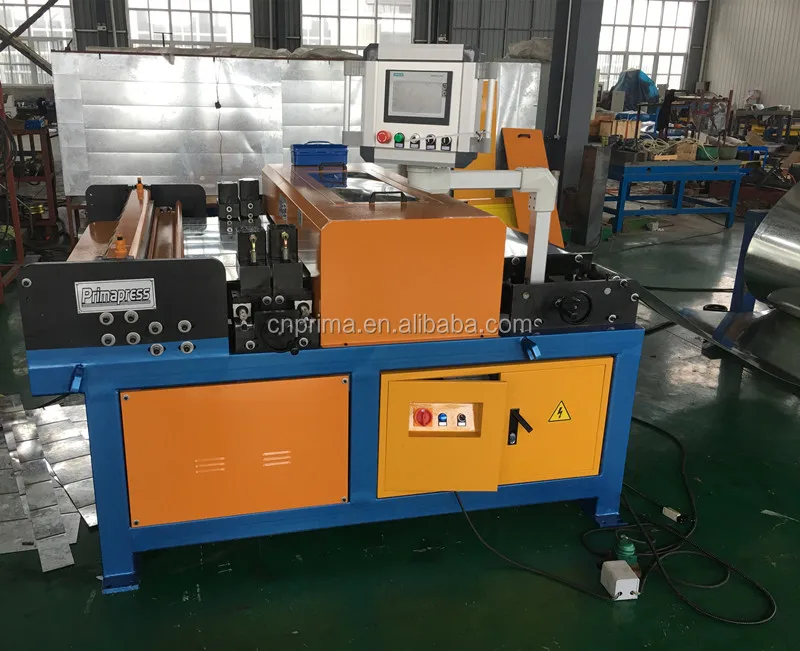 auto duct line iii havc duct making machine with bending notching beading leveling function