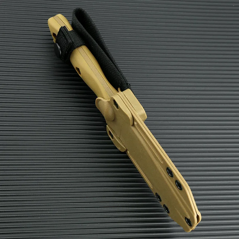 Survival knife Tactic knives EDC fixed blade Outdoor hunting knife with kydex sheath