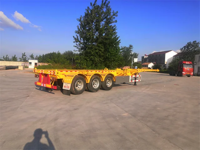 aluminum 40ft container trailer container trailer carrier transporter car trailer for container