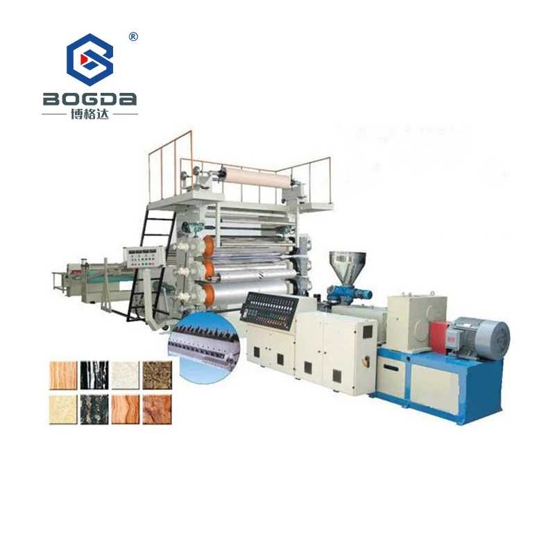 PVC Artificial Marble Panel Production Line Plastic Sheet Making Machine