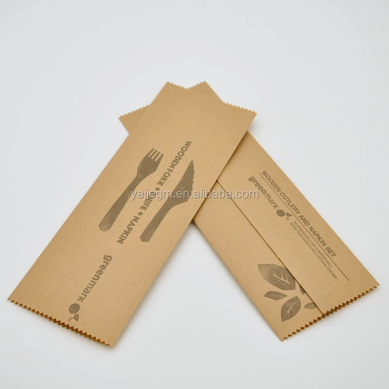 Eco-Friendly Biodegradable Bulk Knife Fork And Spoon Disposable Cutlery Bags Package Restaurant