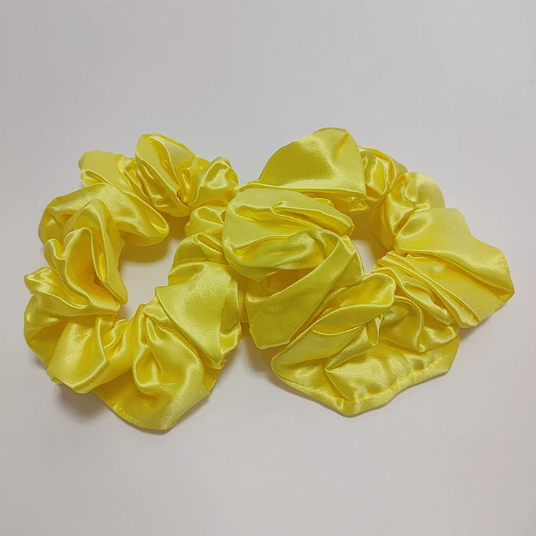 High Quality Large Scrunchies Pure Silk 22MM Silk Scrunchy For Hair Ponytail