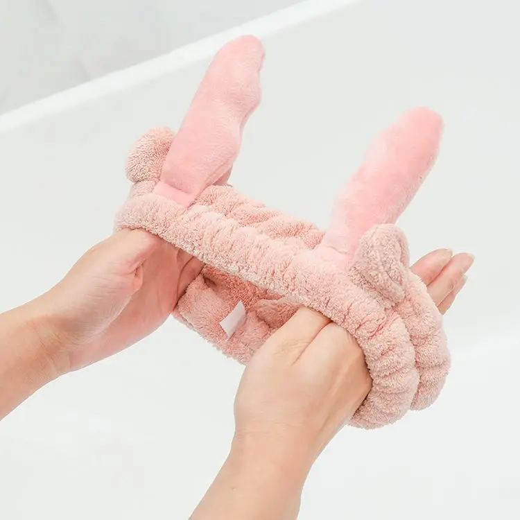 High Quality Elk Horn Shape Face Washing Hair Lace Christmas Decoration Makeup Hair Band