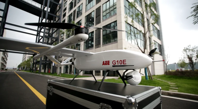 AEE Large Industry Commercial Grade Vtol Fixed Wing Professional Drone With Long Distance and Nigit Vision Camera