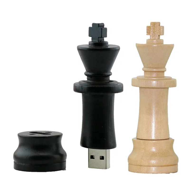 
Creative Chess Shaped Wooden Usb Flash Drive Promotional Gifts 