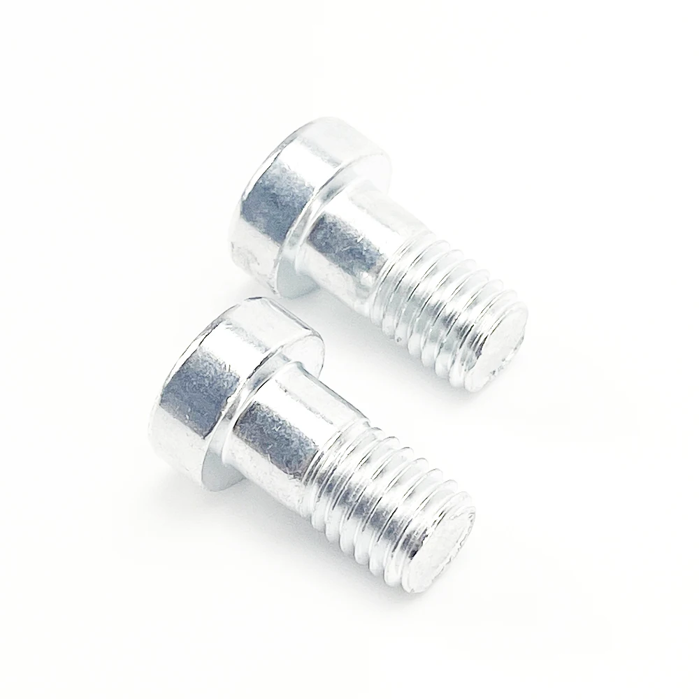 Iron manufacturing large rod semi-threaded screws flat head bolts hexagon socket slotted cylindrical head screws