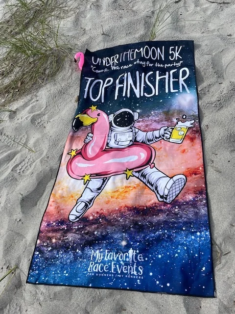 Custom Logo Design Digital Printed Promotional Microfiber Sublimation Kids Beach Bath Towel
