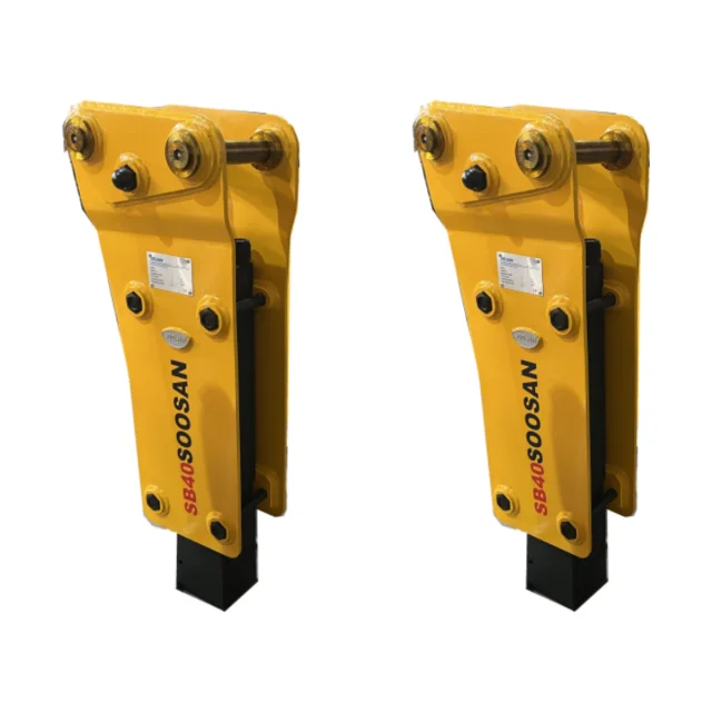 Manufacturer Supplier Hydraulic Breakers SOOSAN Brand SB 40 TOP Type With Chisel 140mm For Excavator 18 to 26 Tons
