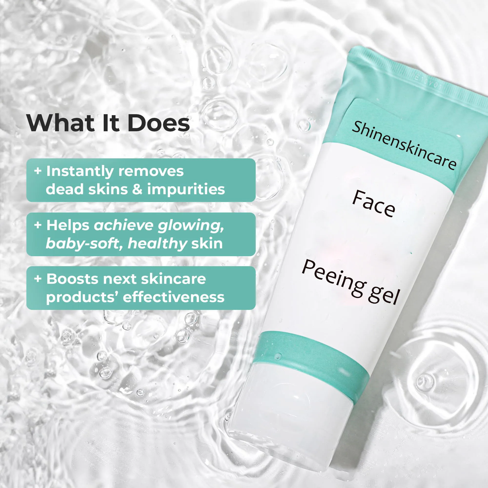 Korea Skin Care Strawberry Remove Dead Skin Pineapple Papaya Enzyme Best Whitening Face Scrub Gel