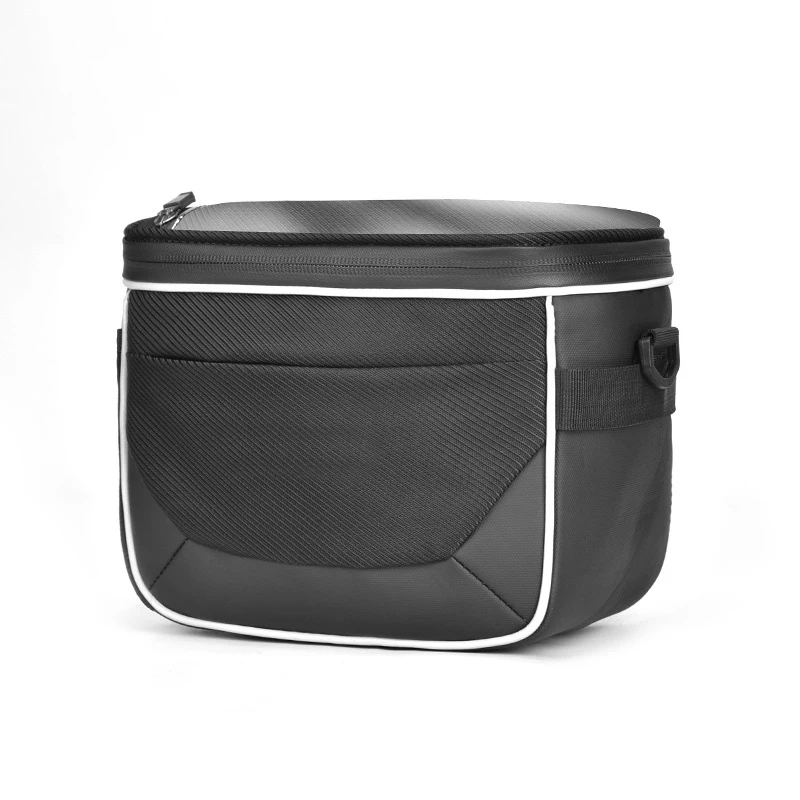 Bike Accessories Bike Phone Holder Bicycle Basket Front Storage Tote Front Tube Bag Pannier Bag Shoulder Messenger