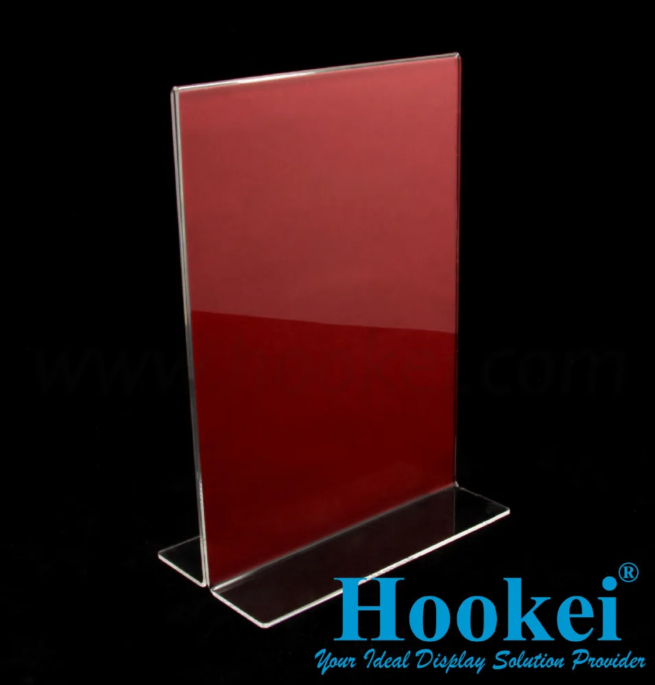  Plastic Display Clear Acrylic Sign Holder 8.5x11 for