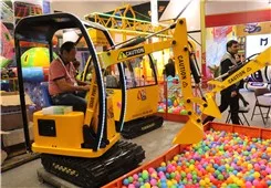 Детский игрушечный экскаватор на грузовике электрический автомобиль 12 В ездить тракторе монетные игры