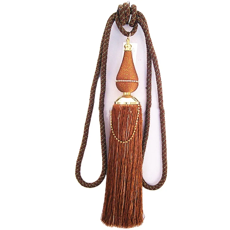 brush tassel tieback for curtain, cheap tassels made in china