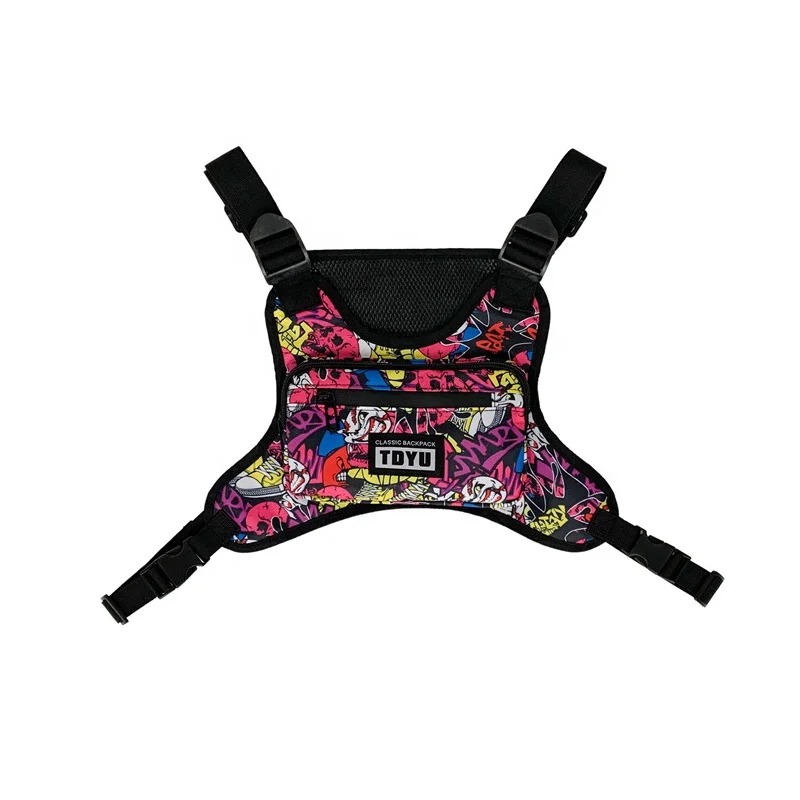 Lightweight Chest Pack Water Resistant Running Pack Phone Holder For Workouts Running Backpack Vest chest bag