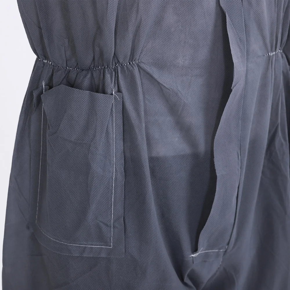 Ppe Suit Disposable Coverall Safety Clothing Type 5  Coverall Disposable Waterproof Hazmat Suit For Industrial Working Clothes